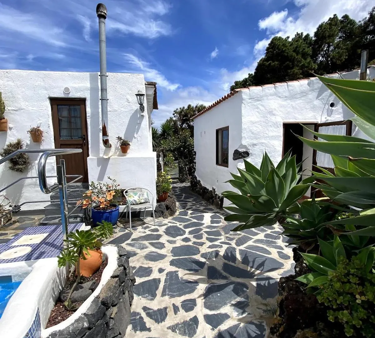 Finca La Hoya 1-Tradition Trifft Moderne- Meerblick, Whirlpool & Wintergarten-2 Personen Las Cruces  Las Cruces (Canary)